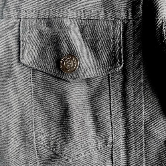 Party Wear Sequin Denim Jacket for Women, Black - Picture 6 of 7